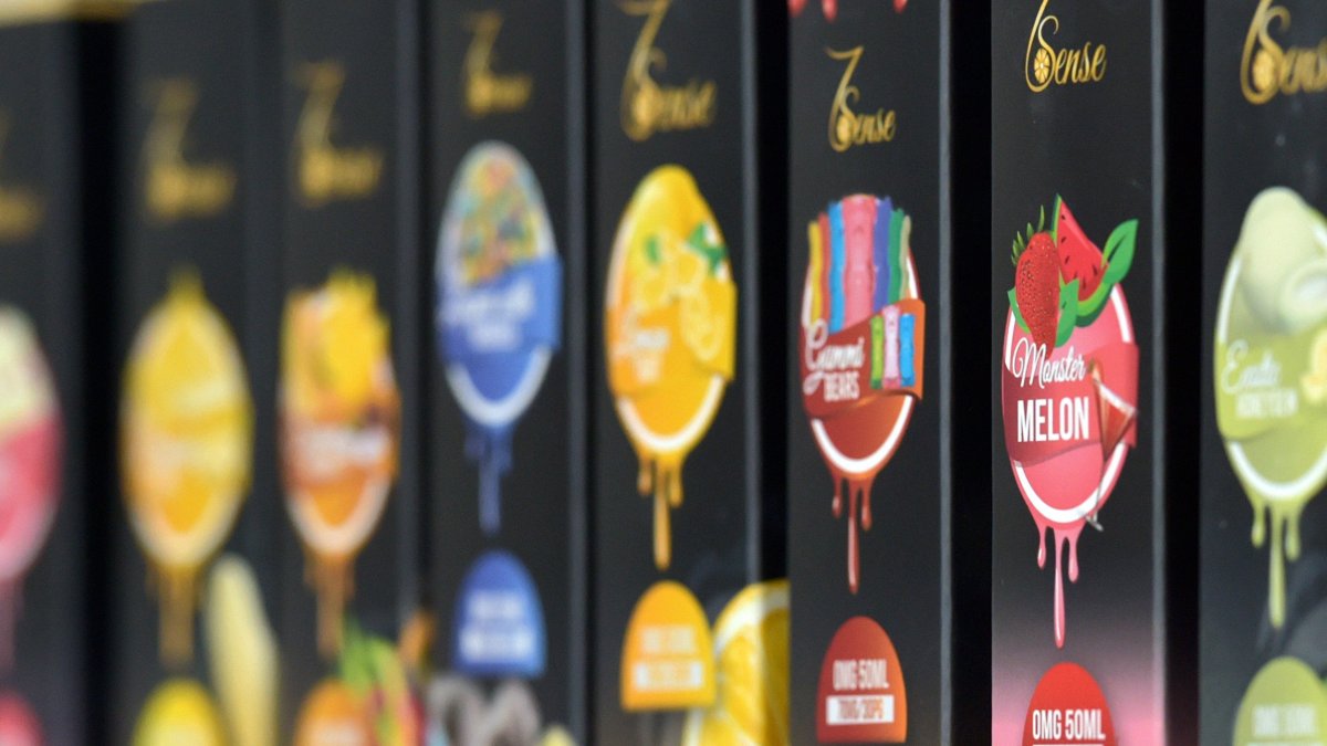 Liquid nicotine for vaping.