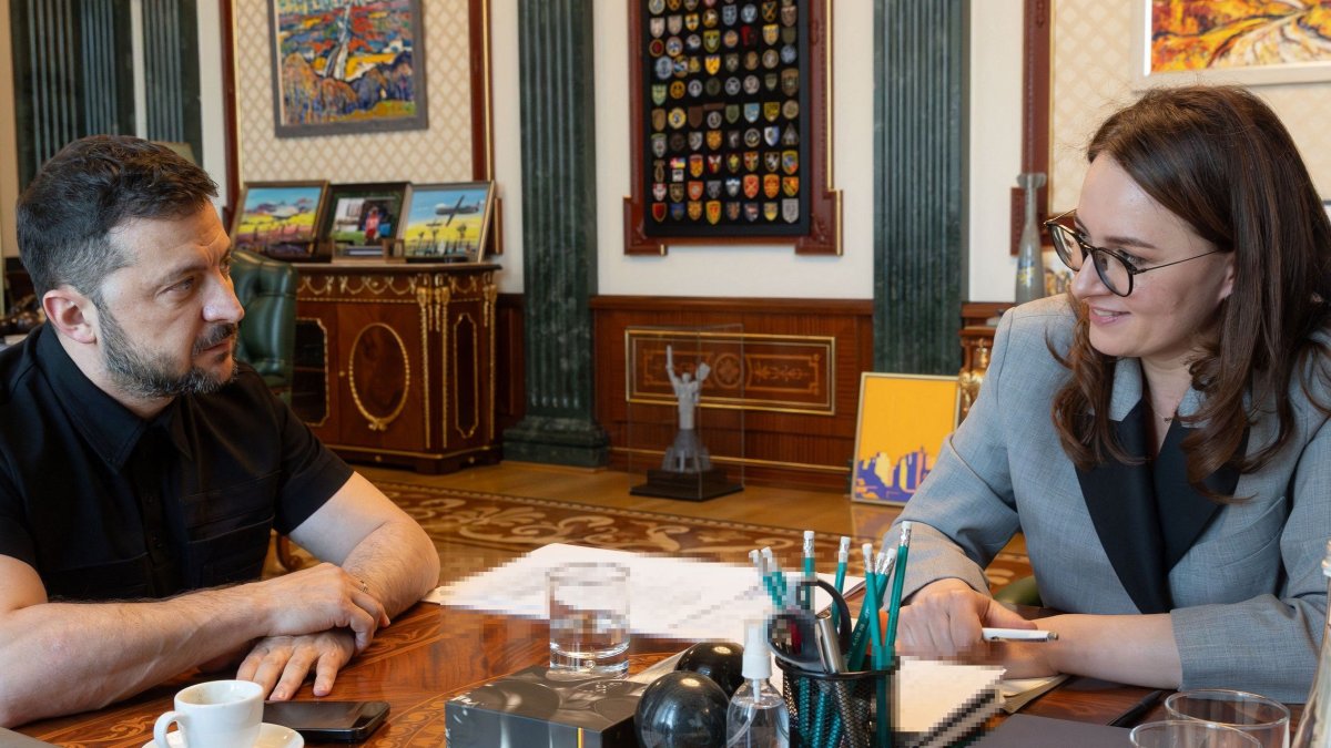 Volodymyr Zelensky and Yulia Svyrydenko