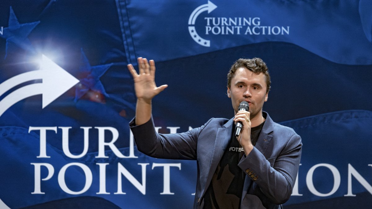 Charlie Kirk in Arizona/ Olivier Touron.