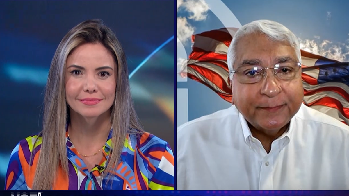 Karina Yapor y Jaime Flórez en Voz News.