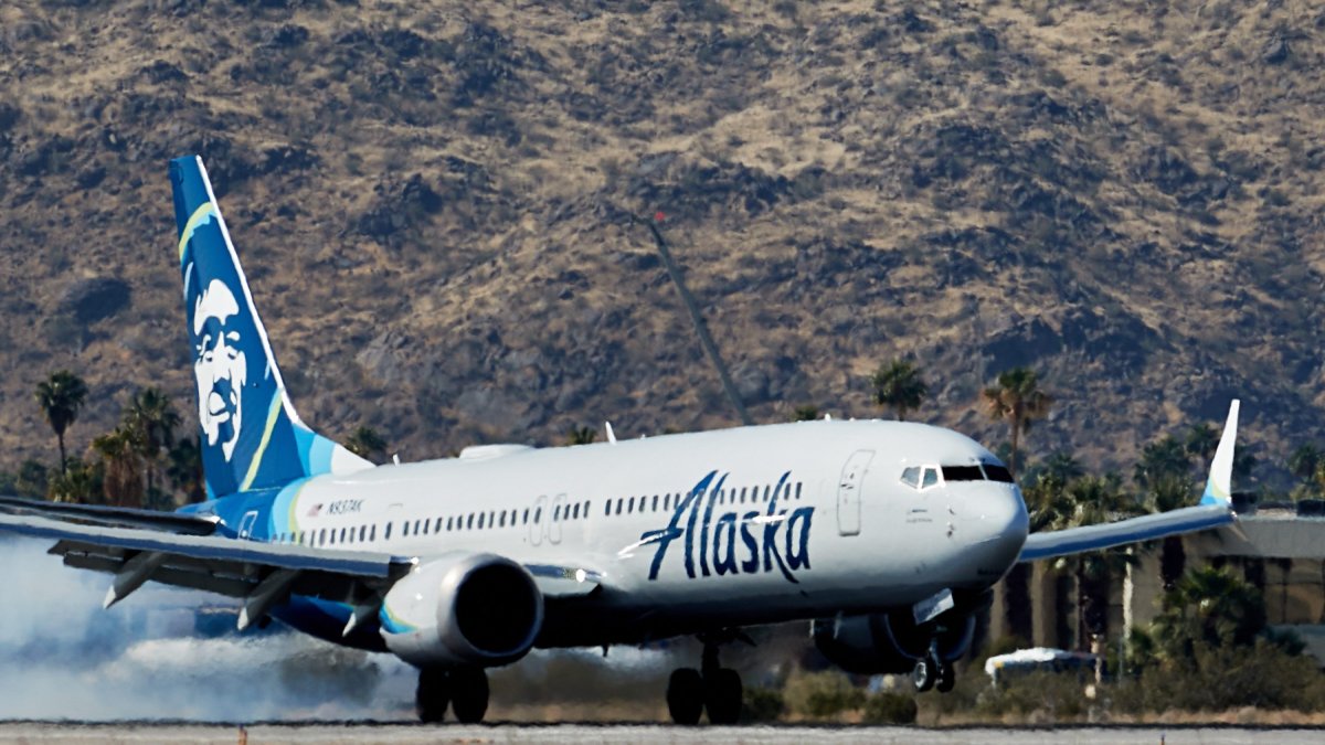 Un Boeing 737 Max 9 de Alaska Airllines