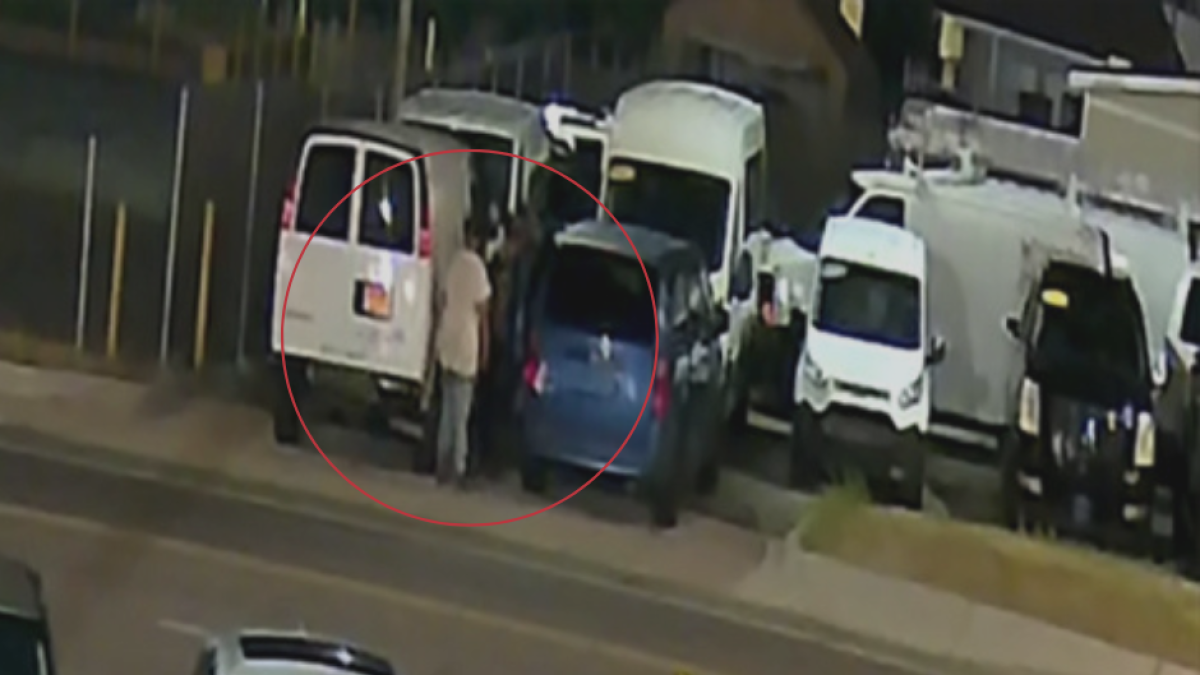 Surveillance video of the attack