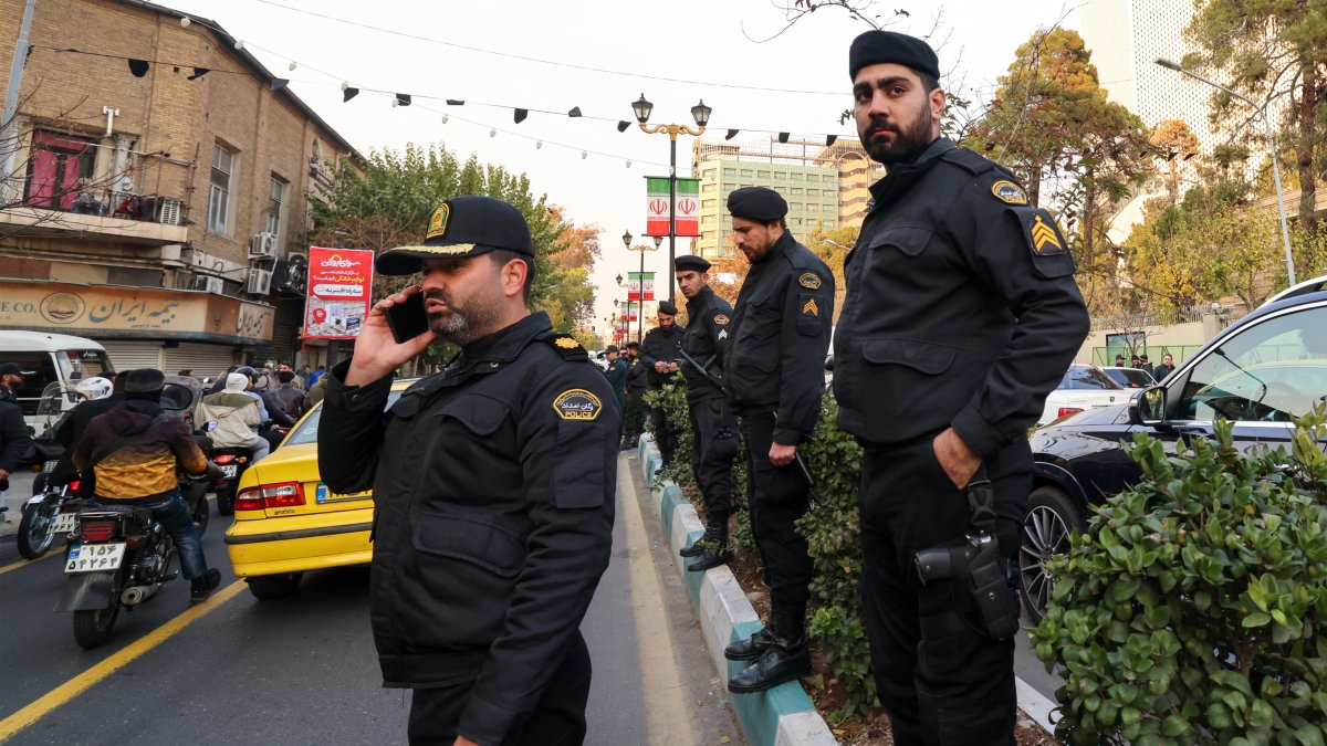 Policía iraní, en una foto de archivo.