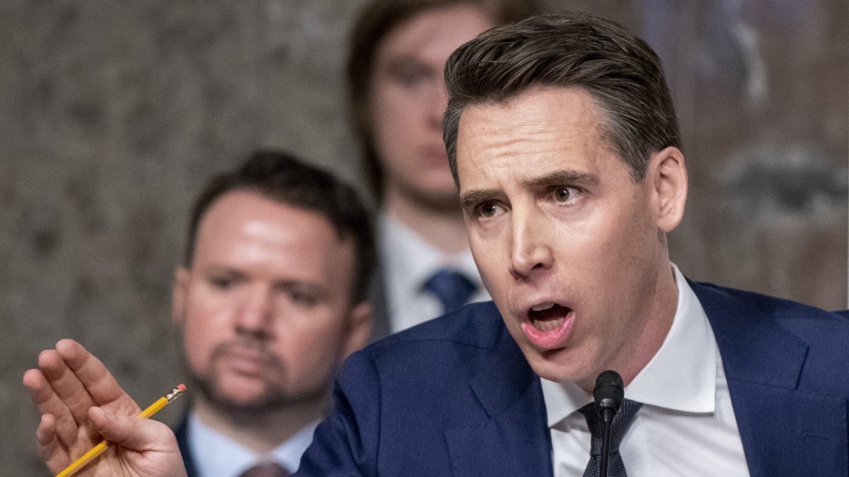 Sen. Josh Hawley in a file image