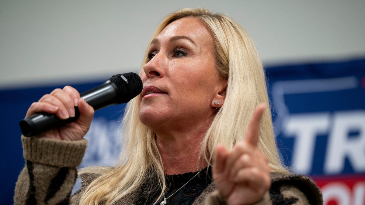 La representante Marjorie Taylor-Greene, republicana de Georgia.