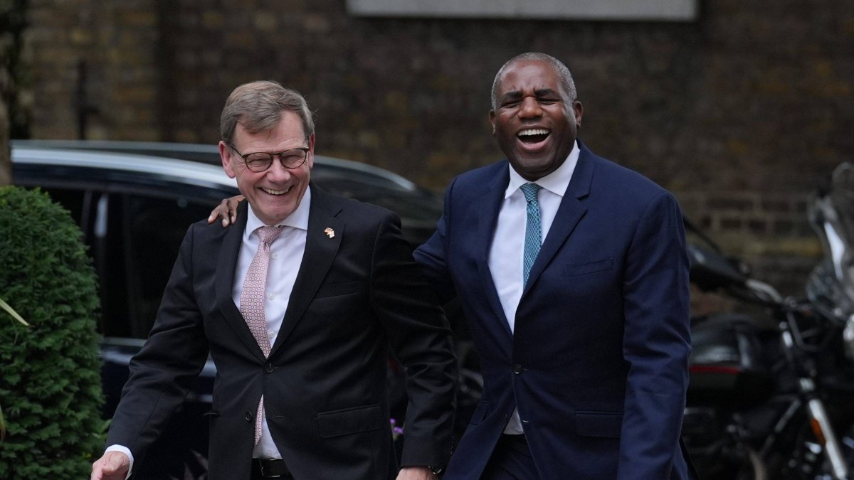 Germany's Minister for Foreign Affairs Johann Wadephul and UK's Foreign Secretary David Lammy