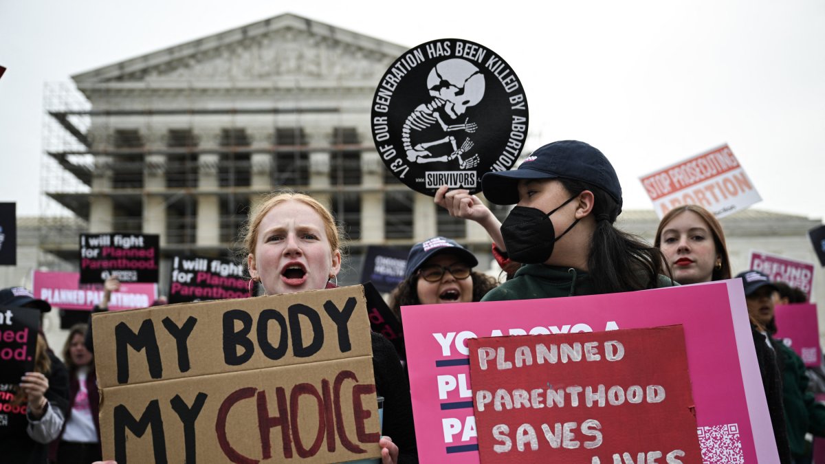 Pro-abortion protest in DC/ Drew Angerer.