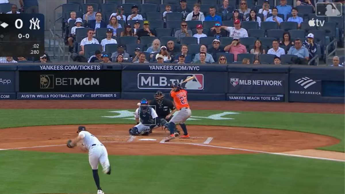 José Altuve connects for a home run