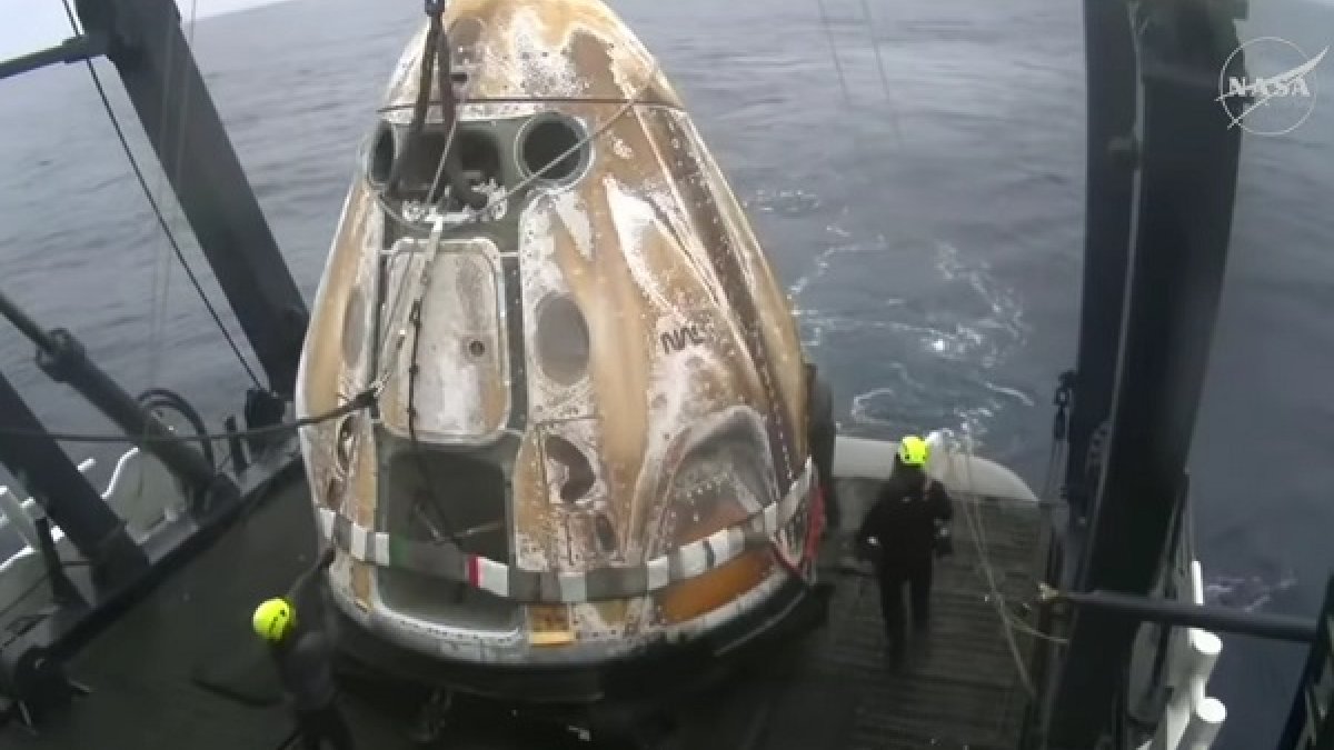 The Crew-10 mission had a successful splashdown.