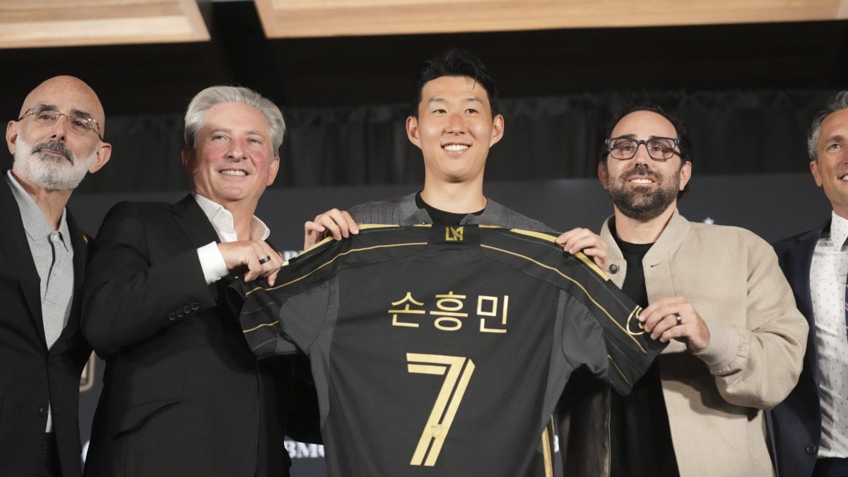 Son Heung-min, new member of Los Angeles FC.