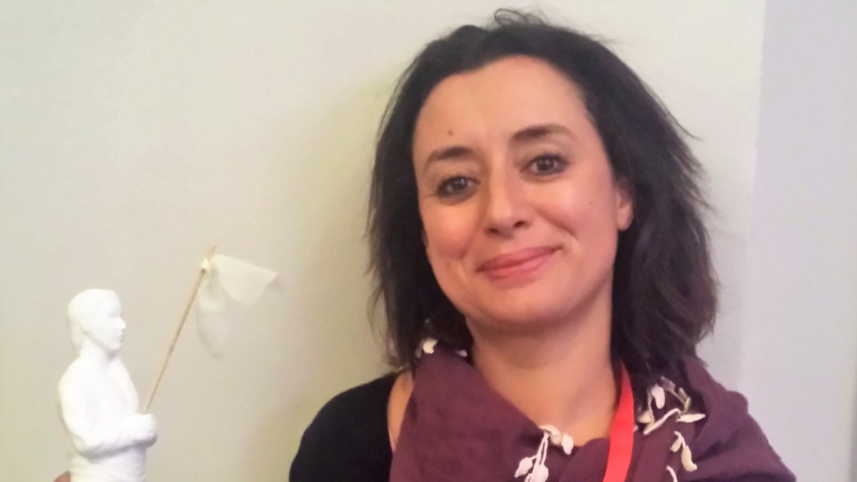 La activista marroquí Ibtissame Lachgar