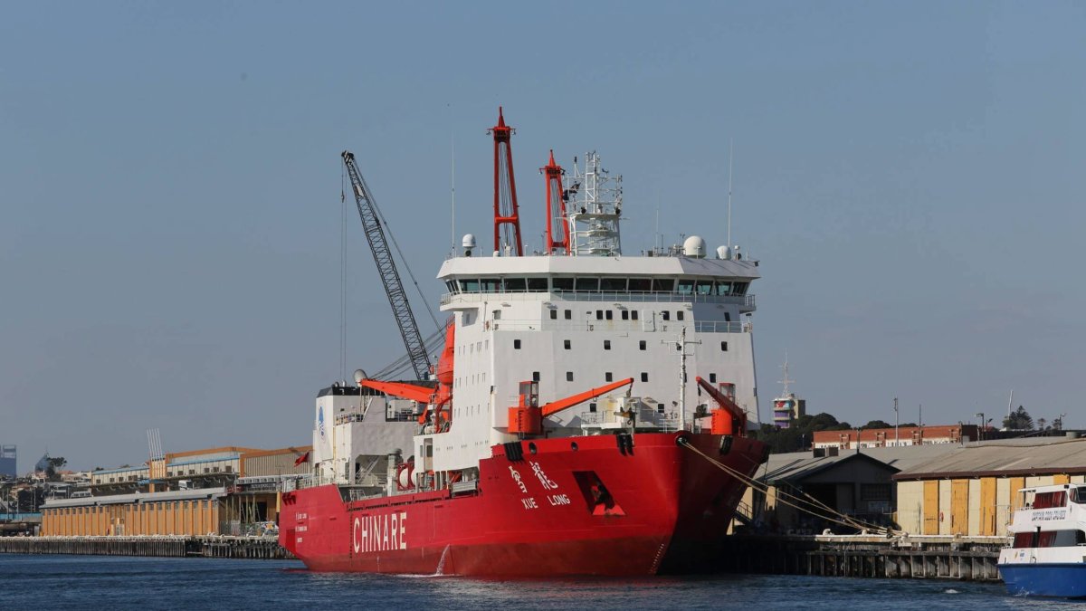 El buque de investigación antártico chino (Archivo)