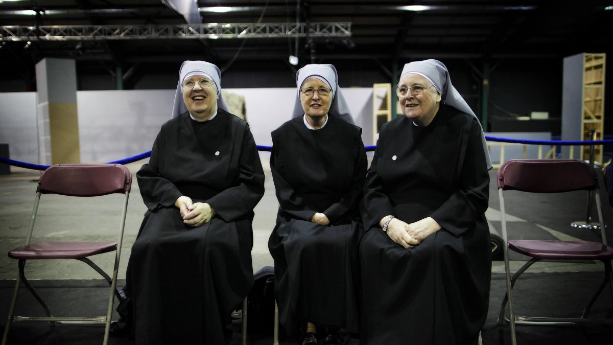 File image of three Little Sisters of the Poor.