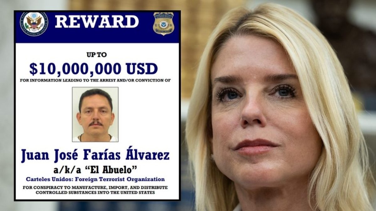 Police image of Juan Jose Farias Alvarez. Pam Bondi