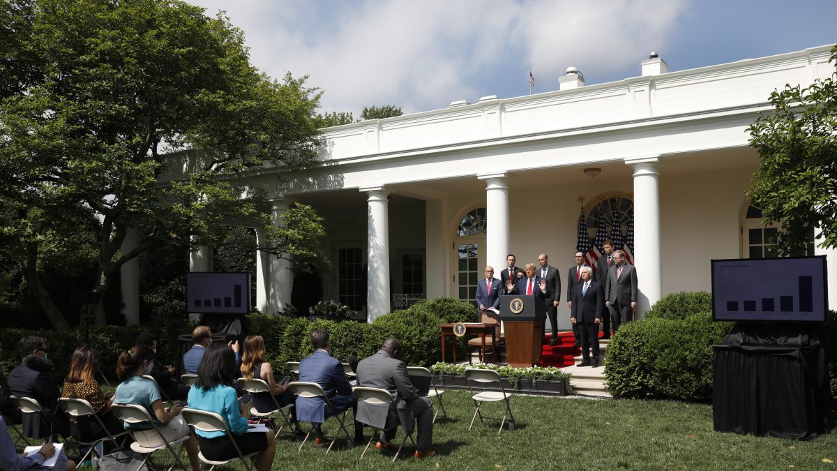 Una conferencia de prensa en la Casa Blanca (Archivo)