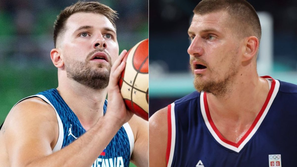 Luka Doncic (Slovenia) and Nikola Jokic (Serbia).