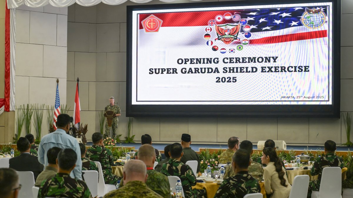 Super Garuda Shield 2025 opening ceremony.