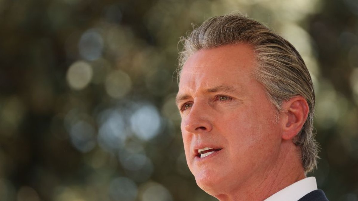 El gobernador de California, Gavin Newsom