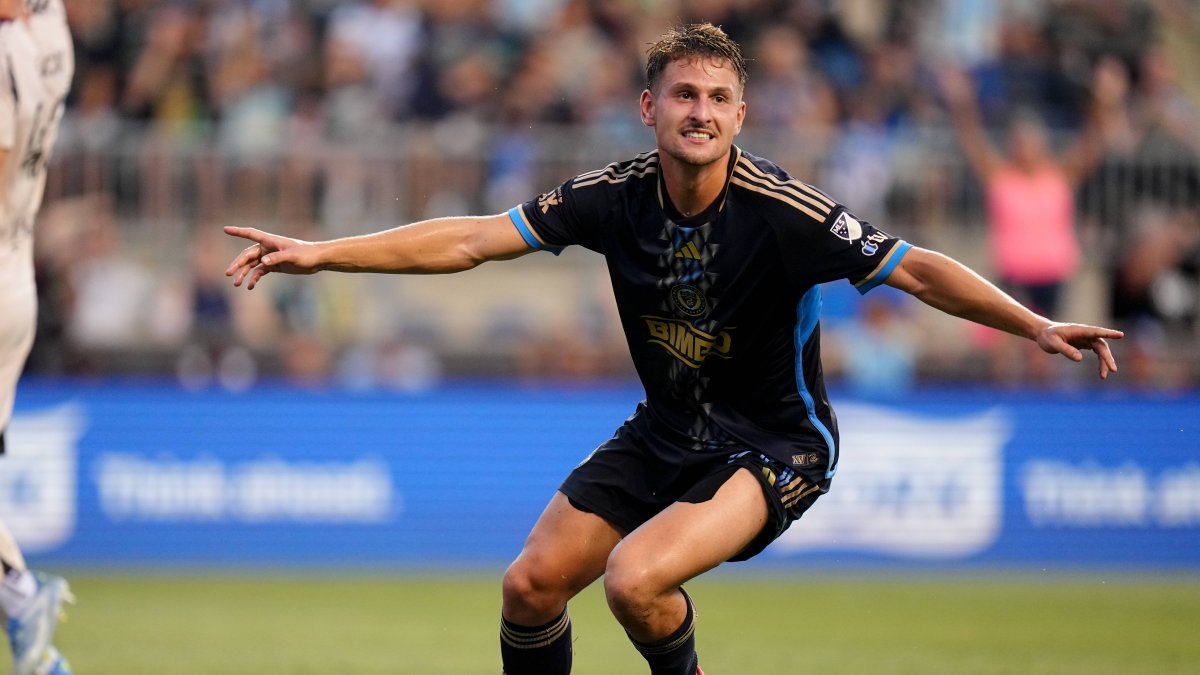 Philadelphia Union forward Bruno Damiani.