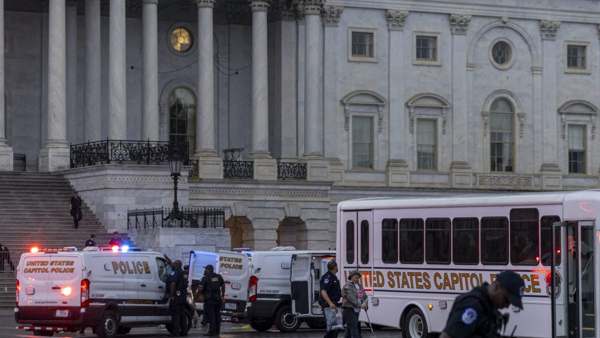 Capitol Police on Capitol Hill in Washington, D.C.