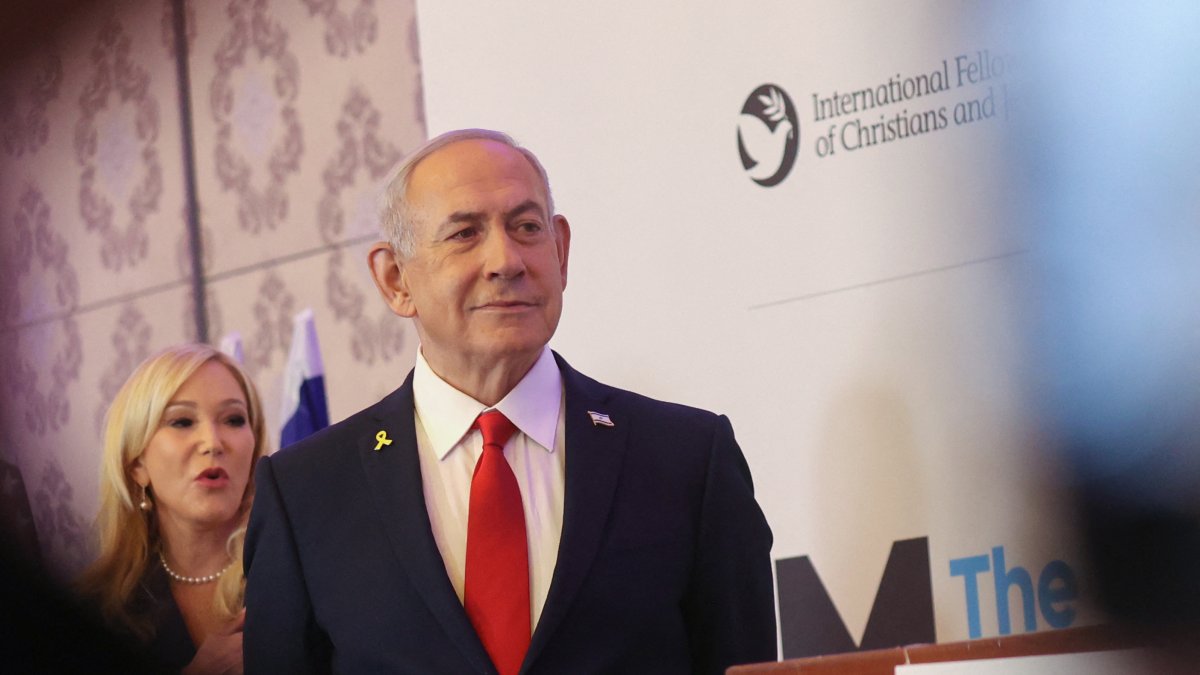 Netanyahu en Jerusalén/ Gil Cohen- Magen