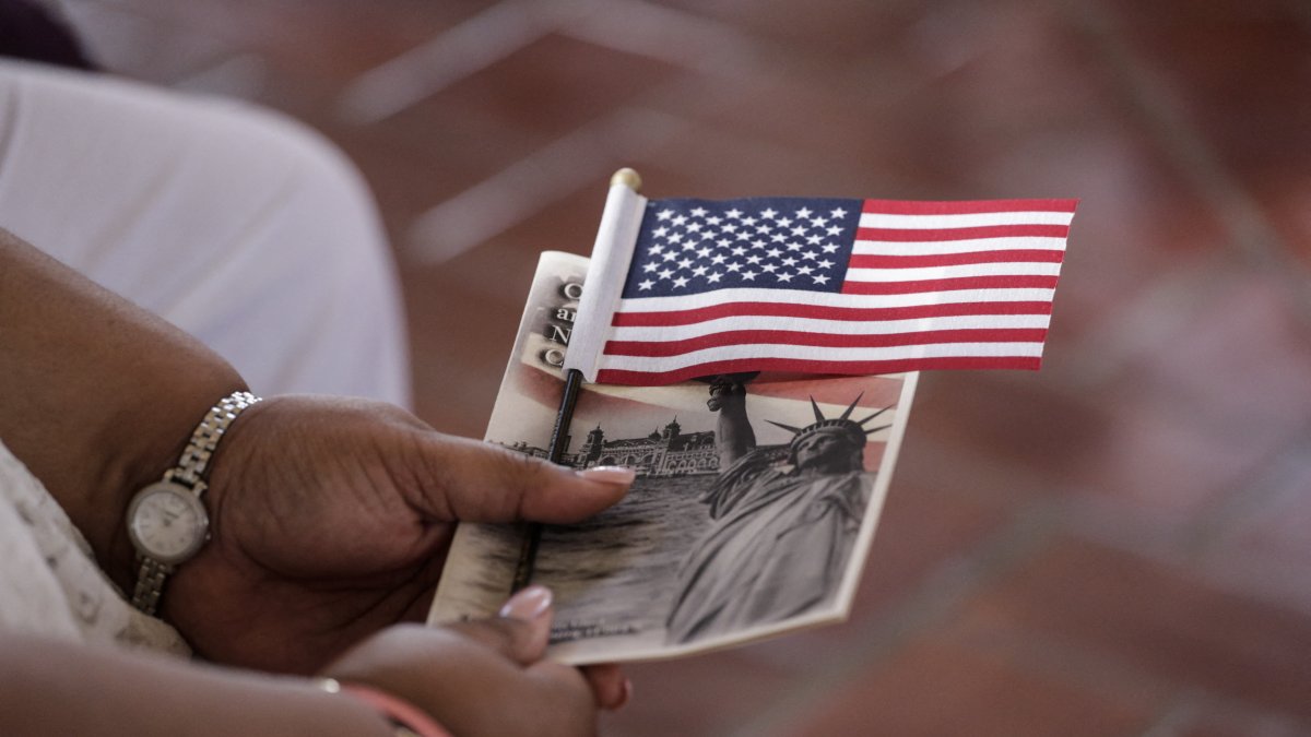 File image of immigrant in the United States.