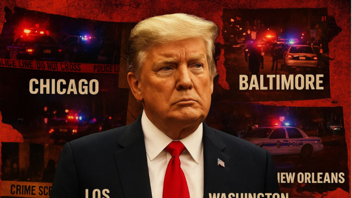 Trump, ciudades azotadas por el crimen