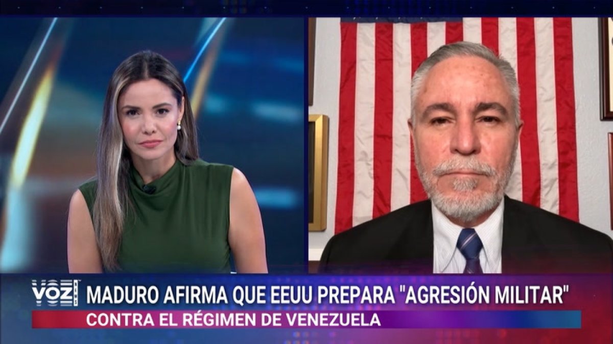 Karina Yapor and Jesús Romero in Voz News.