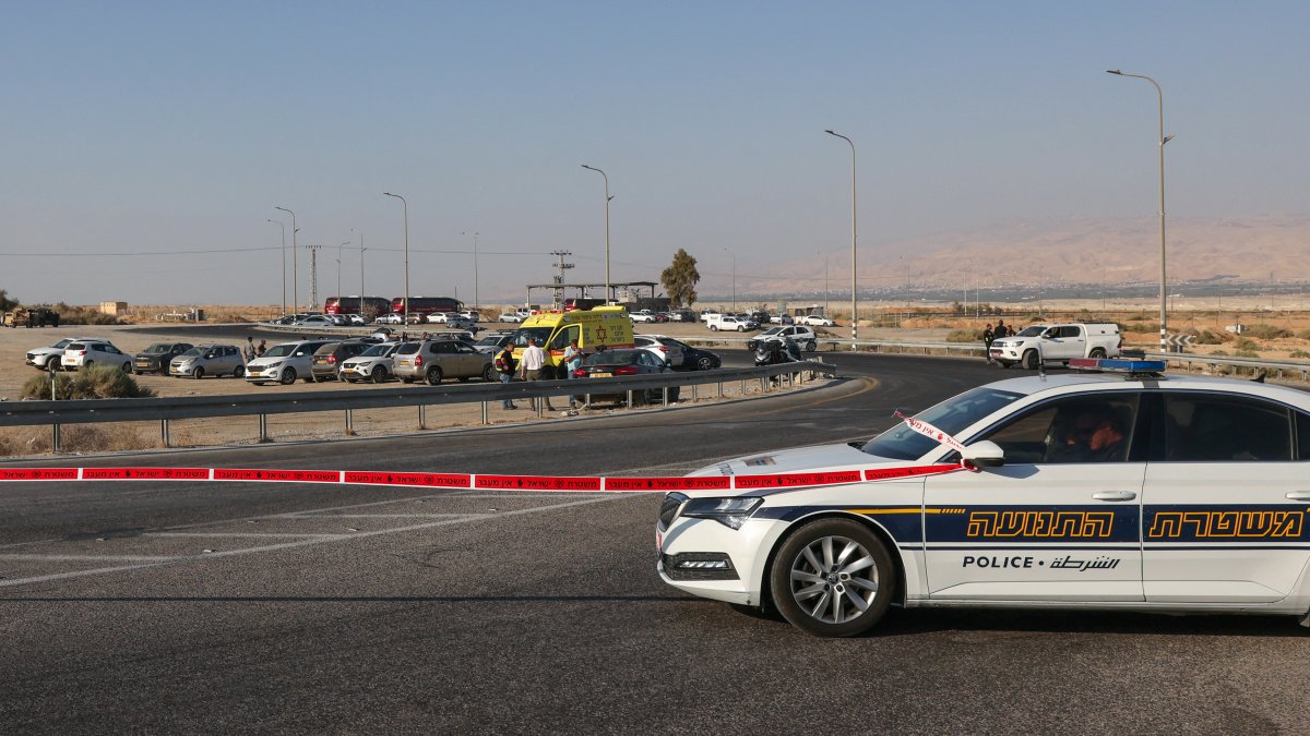 Place where two Israeli citizens were murdered