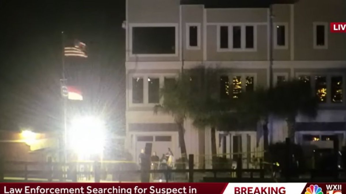 Image of the area where the shooting happened.