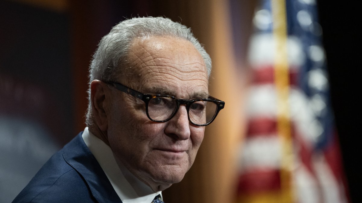 Senate Minority Leader Chuck Schumer on Capitol Hill.