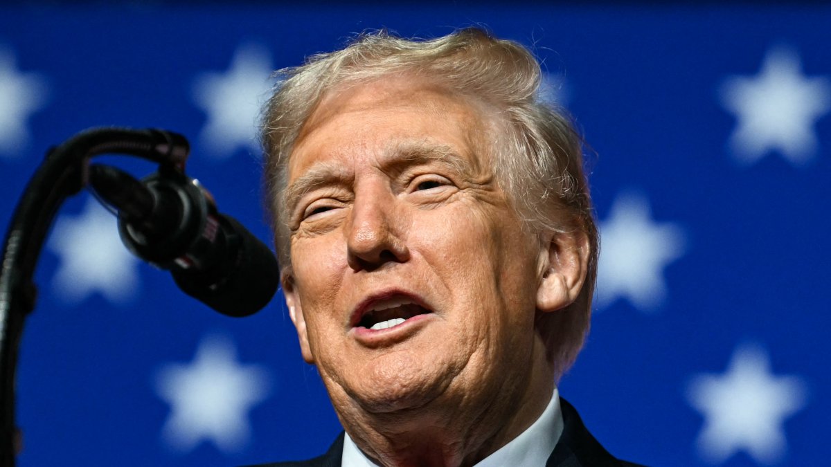Trump en Quantico, Virginia/ Jim Watson