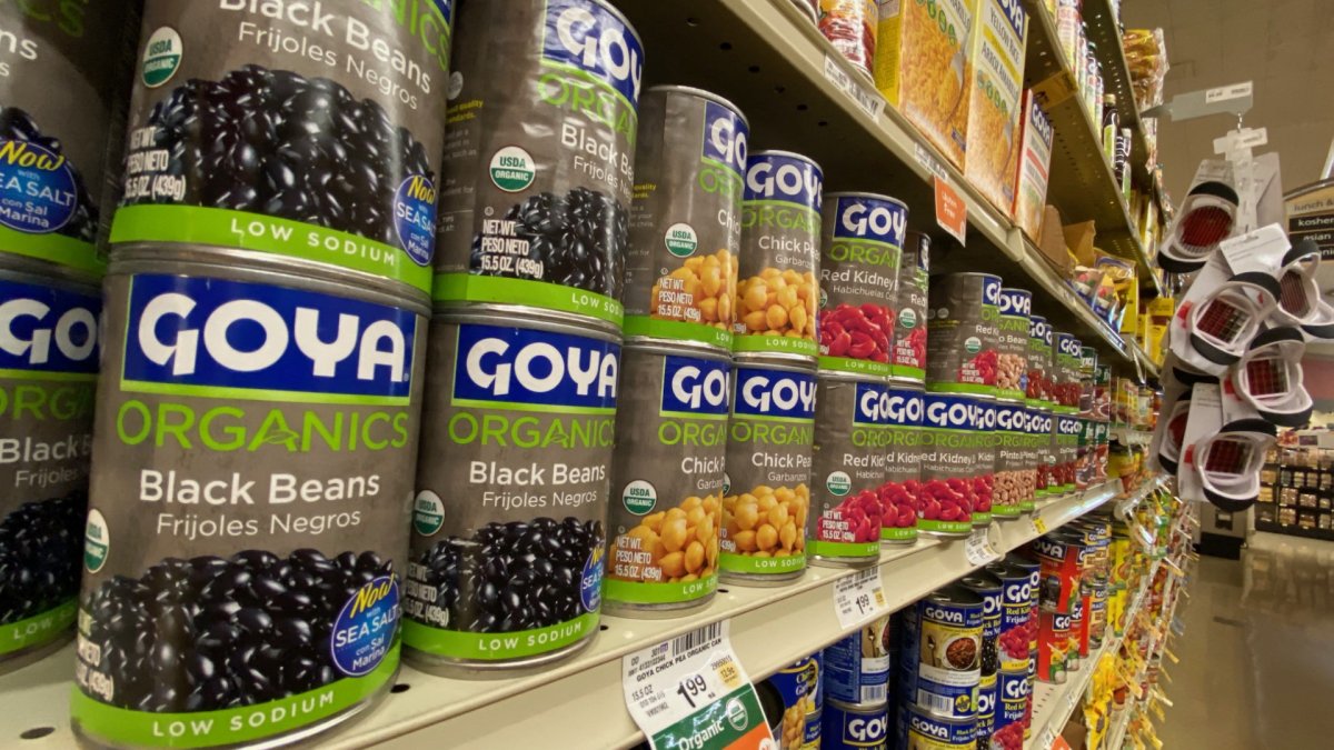 A selection of Goya food products 