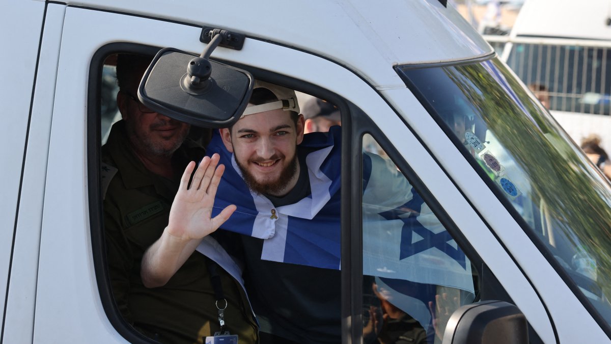 Bar Kuperstein, one of the released Israeli hostages