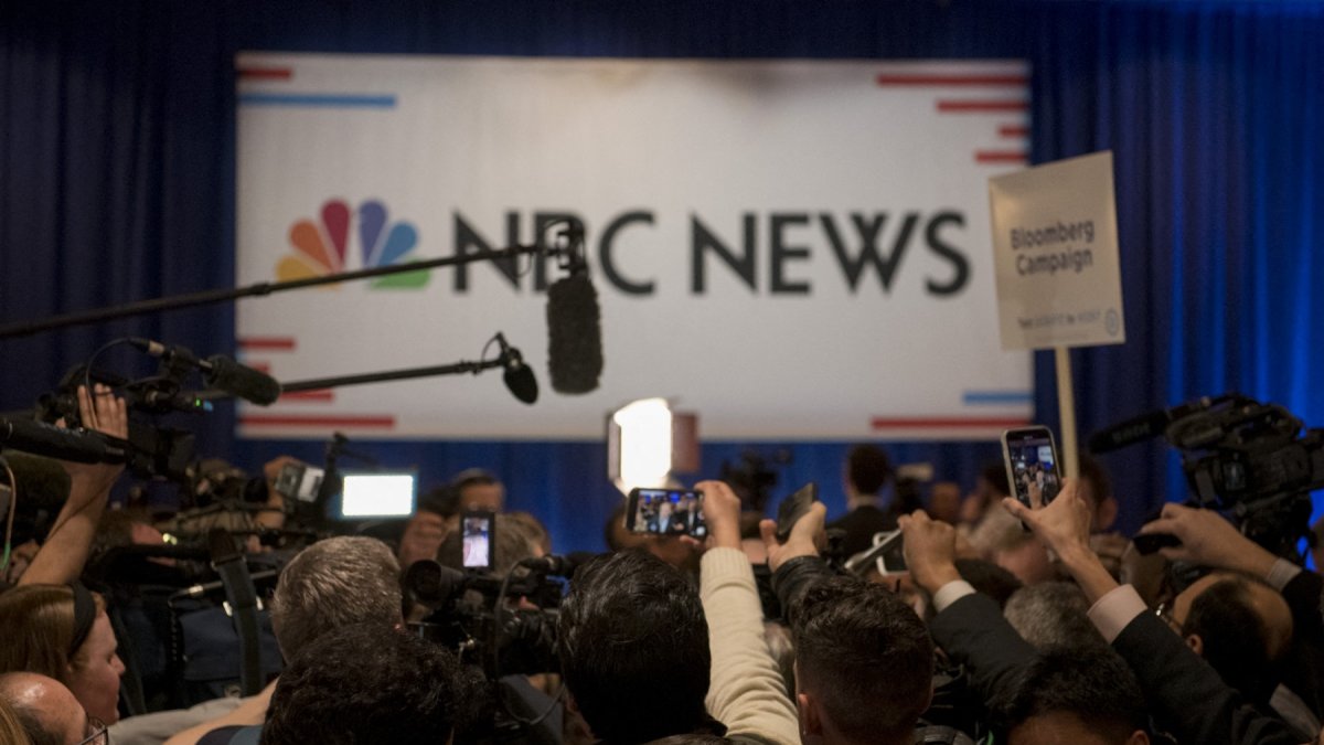 El logo de NBC News en una imagen de archivo