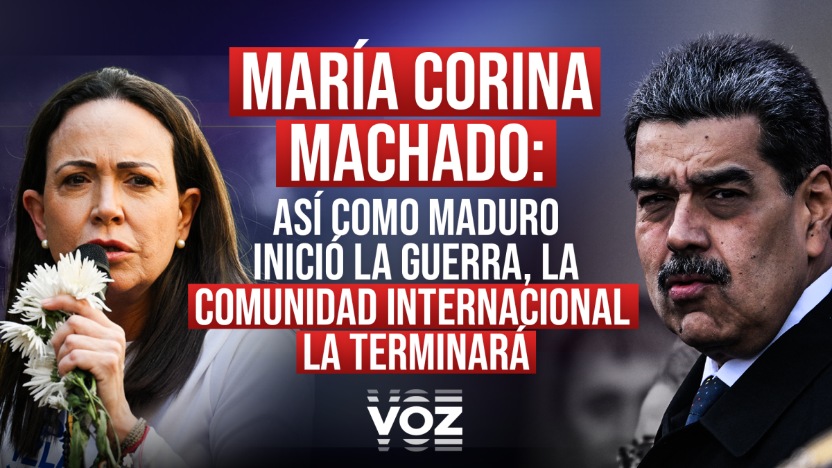 María Corina Machado, líder de la oposición venezolana, habló en exclusiva con Voz News
