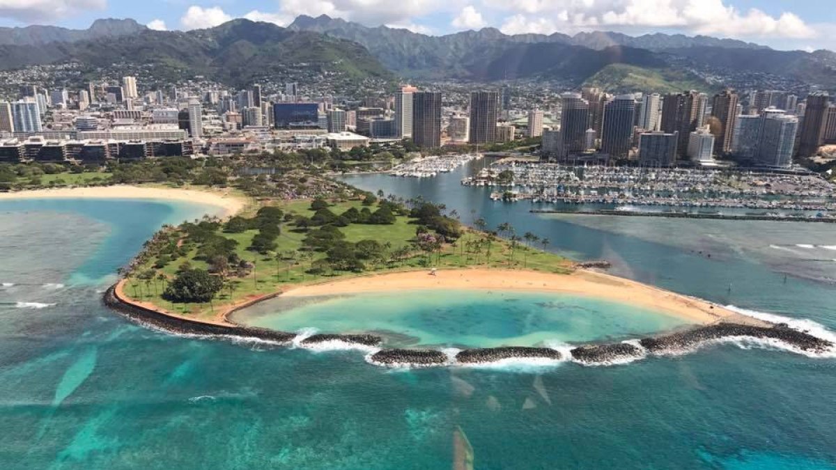 The minors were rescued on the island of Oahu.