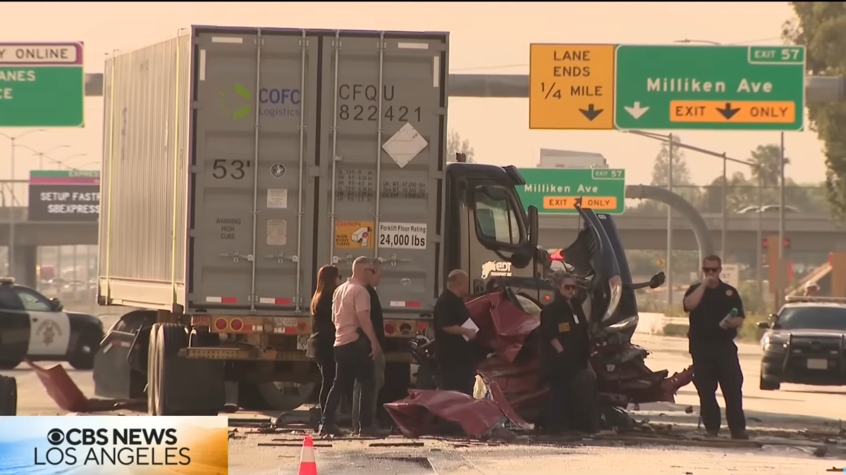 Ontario truck accident