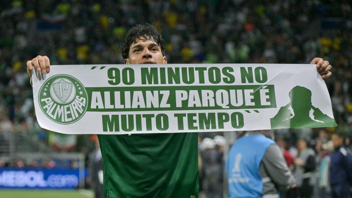 Paraguayan defender and Palmeiras captain Gustavo Gomez