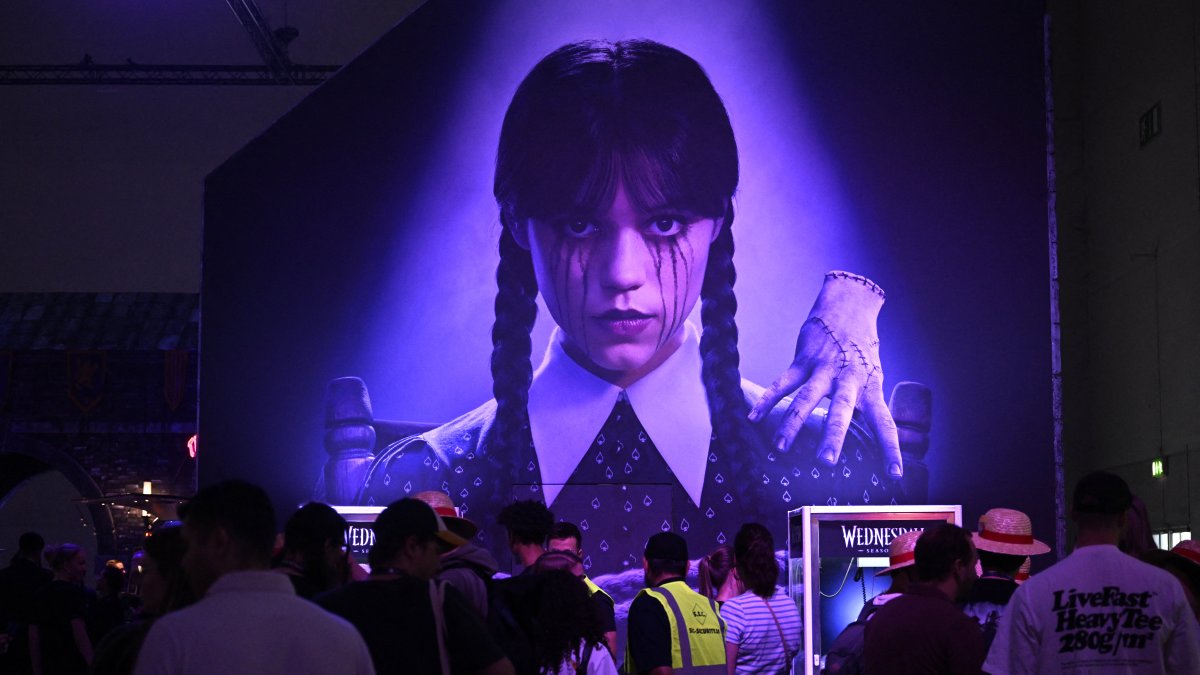 Cartel principal de la cinta 'Wednesday' de Netflix (Imagen de archivo)