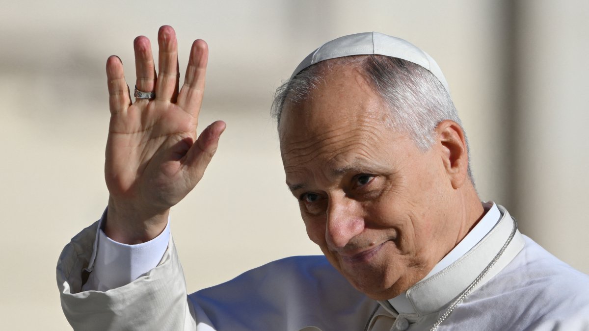 Pope Leo XIV in an archival image.