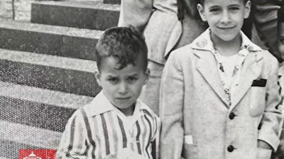 Robert Francis Prevost as a child