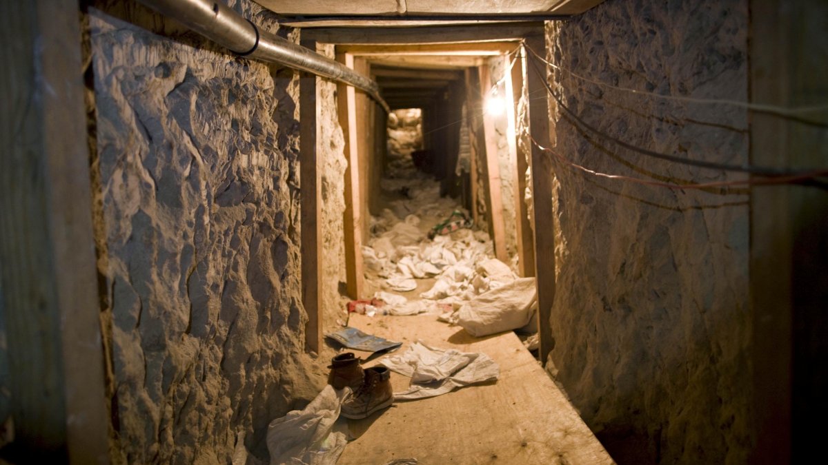 File image of a tunnel in Tijuana