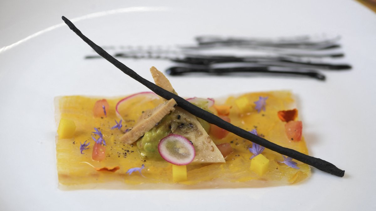Image of a Michelin-starred dish awarded in 2019 (Archive).