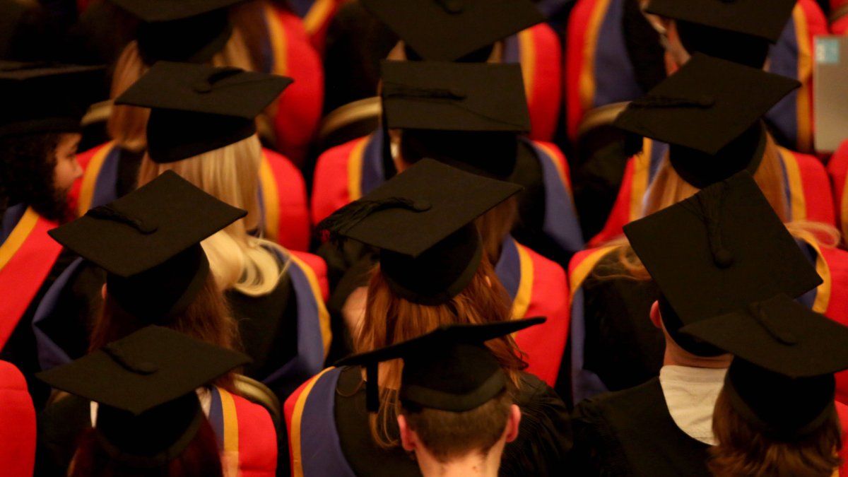 File photo of a graduation ceremony
