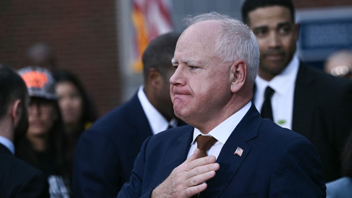 Tim Walz en una imagen de archivo