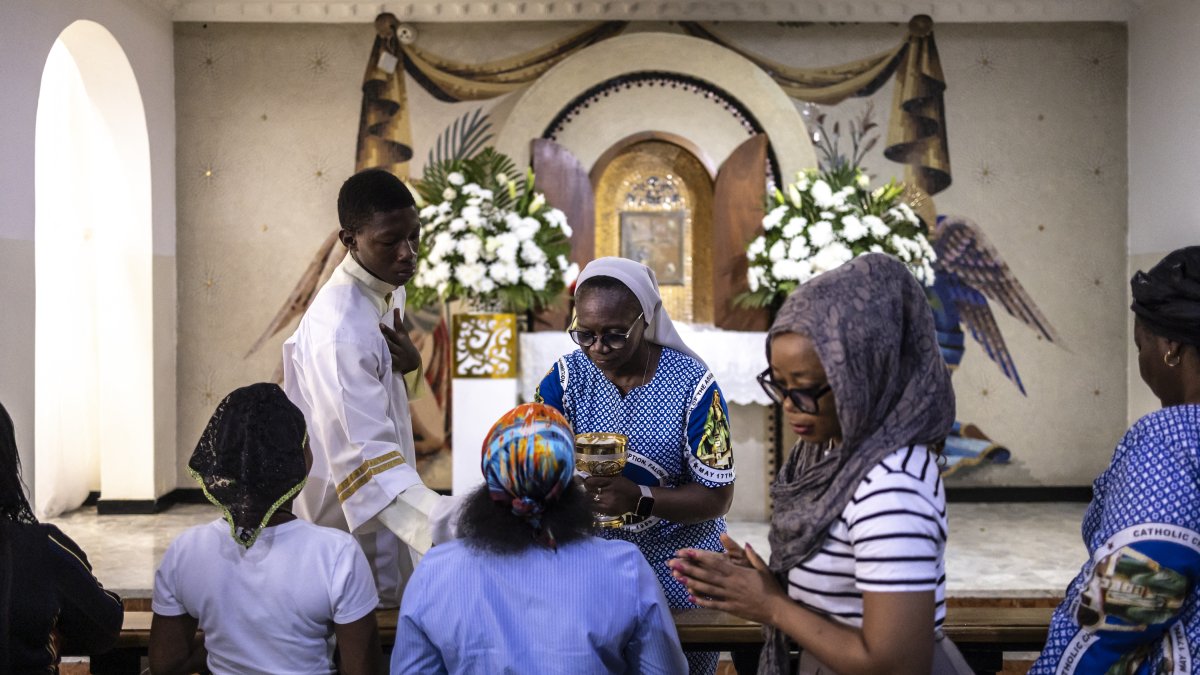 Catholic Church in Lagos (Nigeria). File image