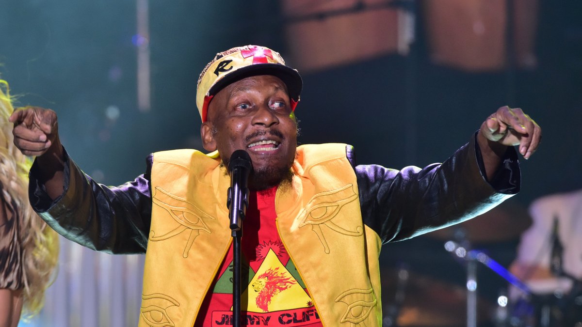 Jimmy Cliff, during a performance