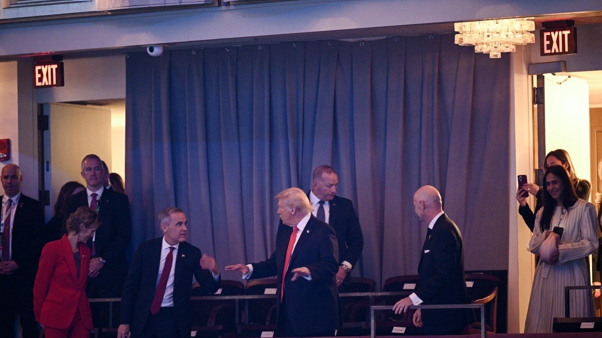 El primer ministro de Canadá, Mark Carney y el presidente de Estados Unidos, Donald Trump