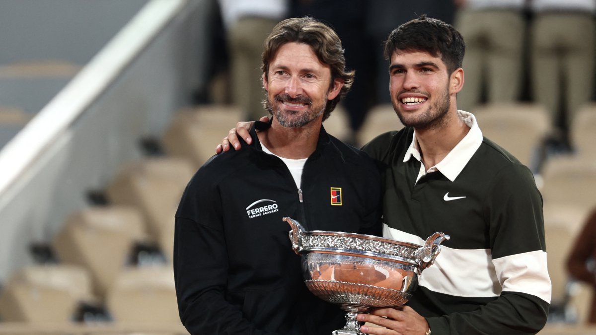 Carlos Alcaraz and Juan Carlos Ferrero